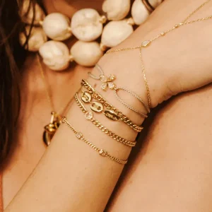 Bracelet Vittori - Acier Doré