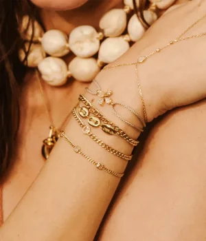 Bracelet Vittori - Acier Doré