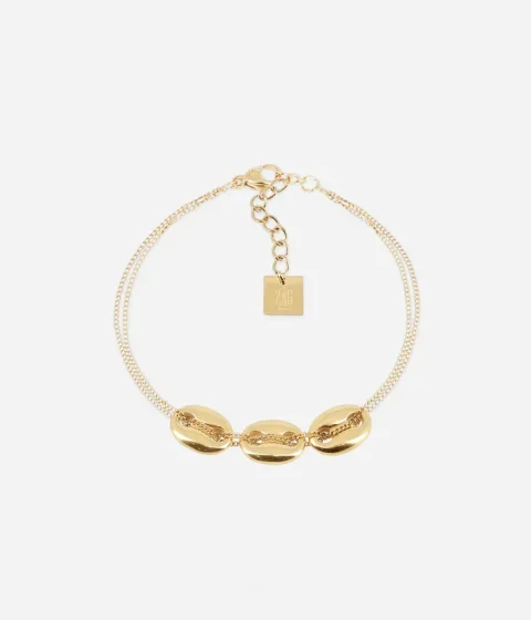 Bracelet Vittori - Acier Doré