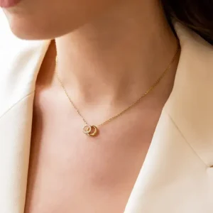 Collier Antonio - Acier Doré