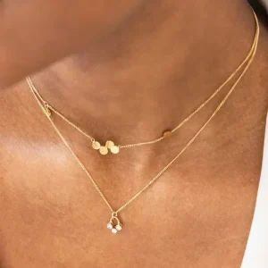 Collier Cosima - Acier Doré