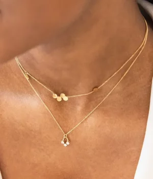 Collier Cosima - Acier Doré