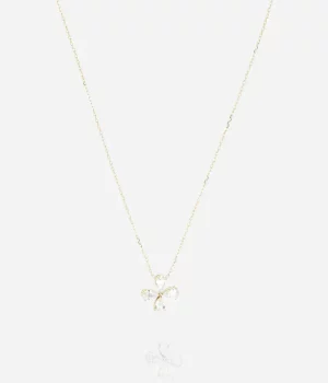 Collier Estial - Acier Doré | Blanc