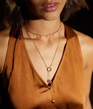 Collier Flunt - Acier Doré