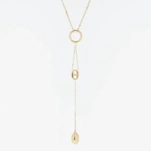 Collier Flunt - Acier Doré