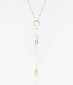 Collier Flunt - Acier Doré