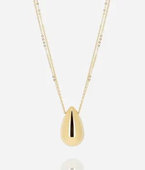 Collier Lacrima - Acier Doré