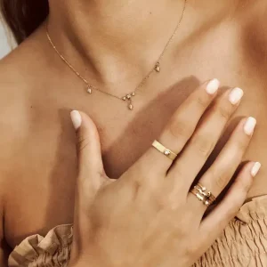 Collier Muriel - Acier Doré