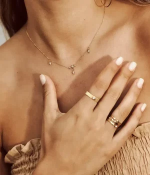 Collier Muriel - Acier Doré