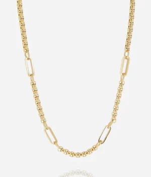 Collier Nobu - Acier Doré