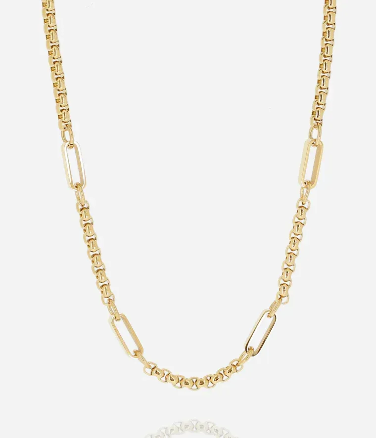Collier Nobu - Acier Doré