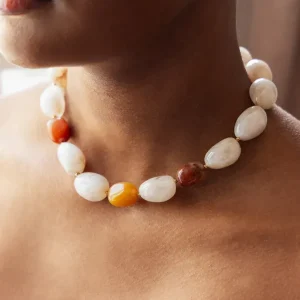 Collier Tatiana - Acier Doré