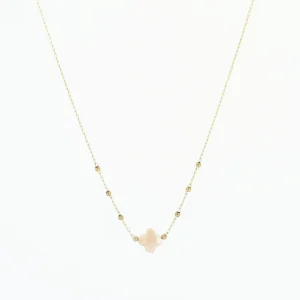 Collier Velasquez - Acier Doré | Pierre de Soleil