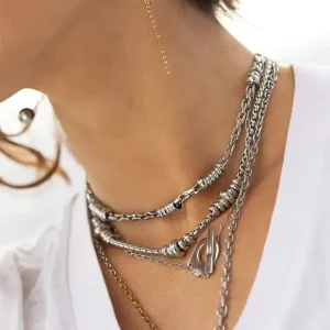 Collier Yuki - Acier