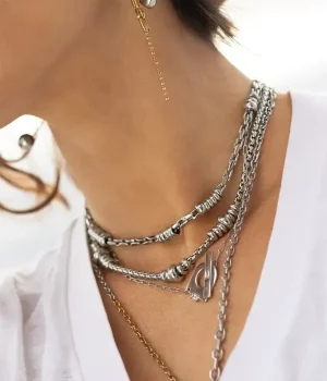 Collier Yuki - Acier