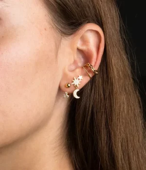 Earcuff Kasap - Acier Doré