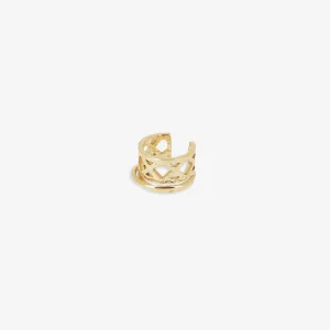 Earcuff Ludivine - Acier Doré