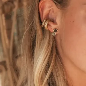 Earcuff Perséides - Acier Doré