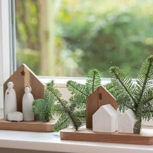 Paysage en bois Maisons
