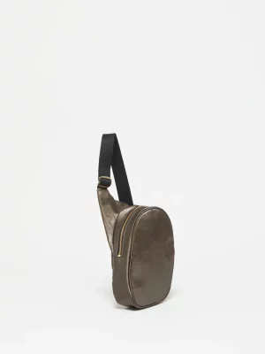 Sac asymétrique Kangourou Lin - Chestnut