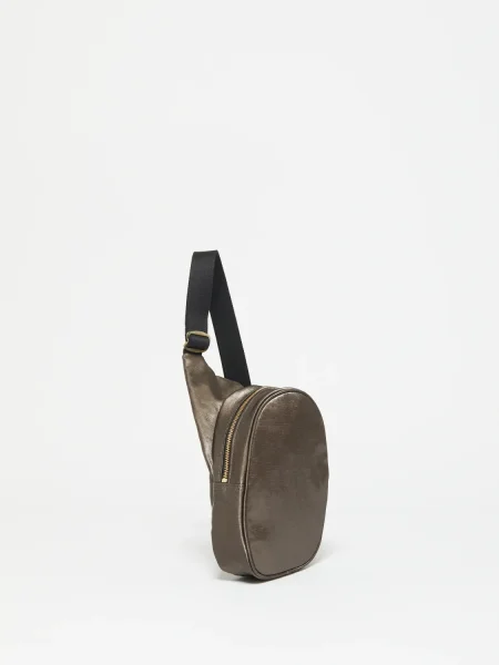 Sac asymétrique Kangourou Lin - Chestnut