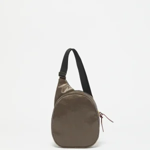 Sac asymétrique Kangourou Lin - Chestnut