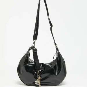 Sac demi-lune Charlie Light - Noir