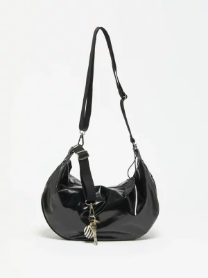 Sac demi-lune Charlie Light - Noir