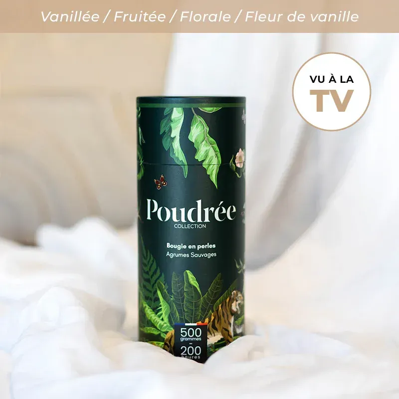 Bougie Perles de cire - Agrumes Sauvages