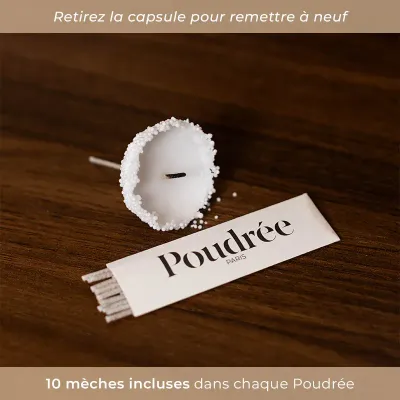 Bougie Perles de cire - Fleur de Coton