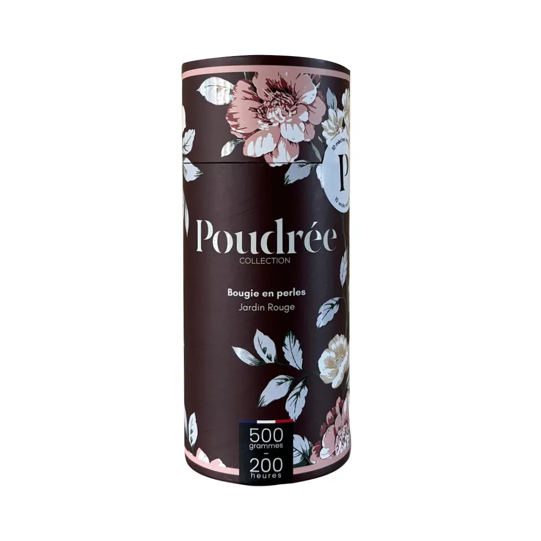 Bougie Perles de cire – Jardin Rouge