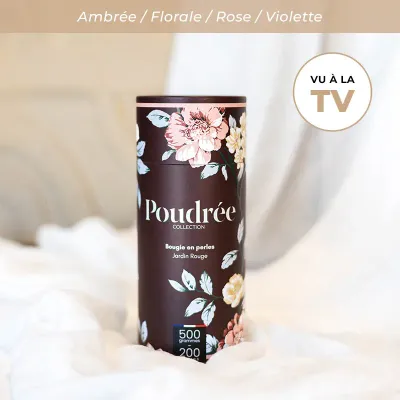 Bougie Perles de cire - Jardin Rouge