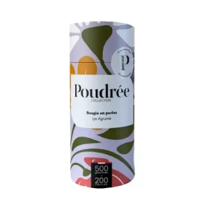 Bougie Perles de cire - Lys Agrumé