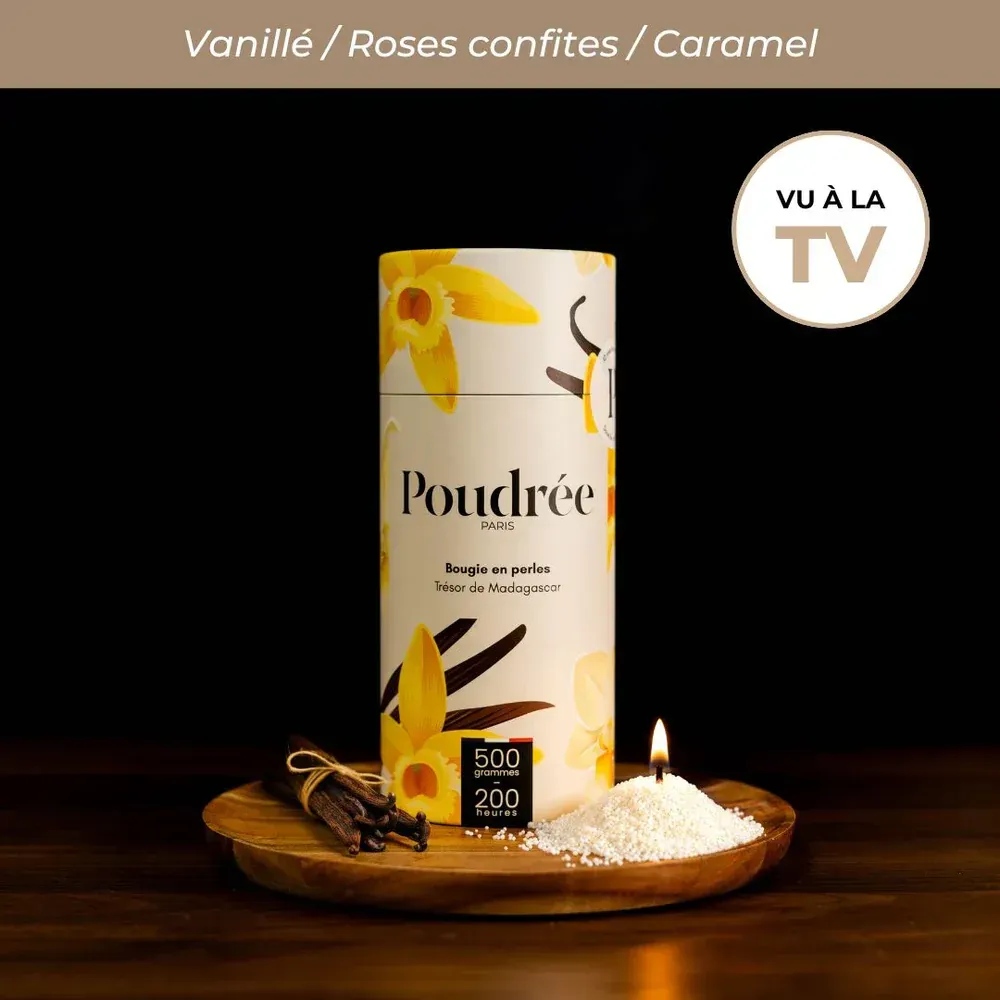 Bougie Perles de cire - Trésor de Masagascar
