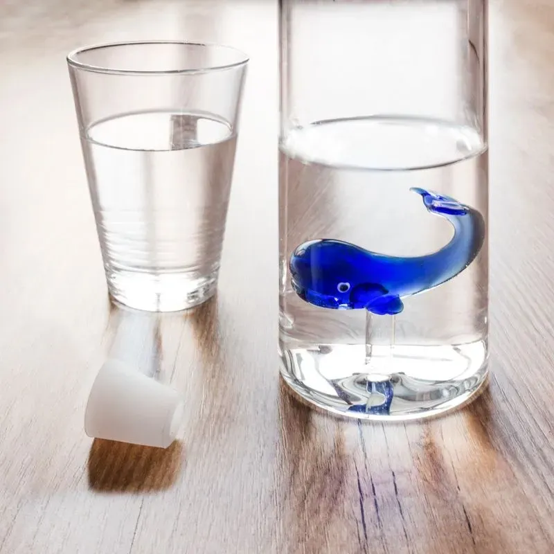 Bouteille en verre – Blue Whale