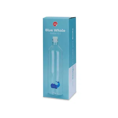 Bouteille en verre - Blue Whale