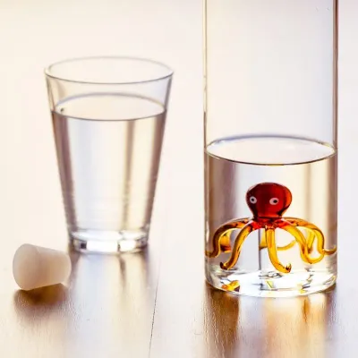Bouteille en verre - Octopus