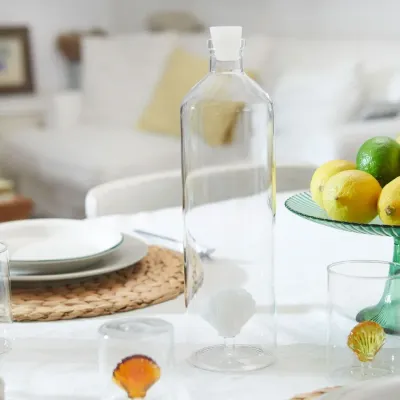 Bouteille en verre - Shell Blanc