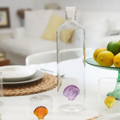 Bouteille en verre - Shell Lila
