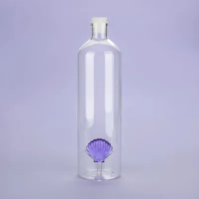Bouteille en verre - Shell Lila
