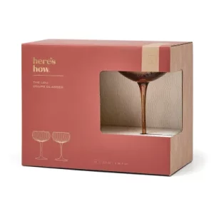 Duo de Verres Lou Coupe - Ambre