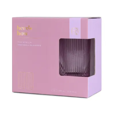 Duo de Verres The Stella - Lila