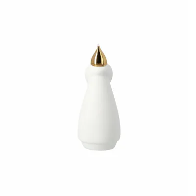 Figurine Led Porcelaine - Père Noël en Manteau