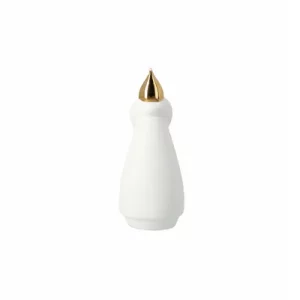 Figurine Led Porcelaine - Père Noël en Manteau