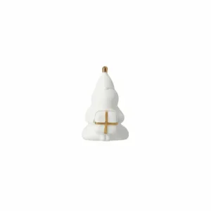 Figurine Porcelaine - Le Père Noël et son Cadeau