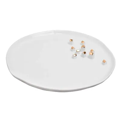 Grande Assiette Porcelaine Village