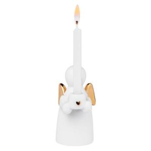 Mini Bougeoir Ange-Gardien - Doré