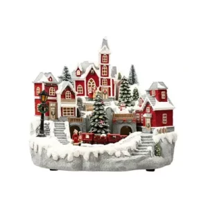 Paysage Scandinave de Noël avec LED