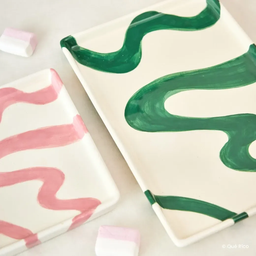 Plateau Alejandro - Spanish Swirls Green