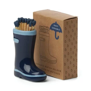 Porte-allumettes Botte de Pluie – Bleu